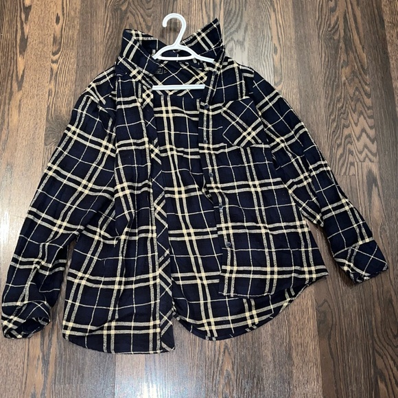 Ci Sono, Blue and Yellow Flannel - Picture 3 of 3